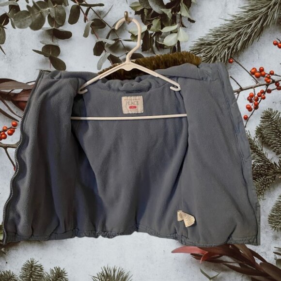 The Children's Place Puffer Coat with Hood - Picture 3 of 14